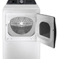 Ge Appliances PTD70GBSTWS Ge Profile™ 7.4 Cu. Ft. Capacity Smart Aluminized Alloy Drum Gas Dryer With Sanitize Cycle And Sensor Dry