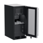 Marvel MLCP215SG01A 15-In Built-In Clear Ice Machine With Factory-Installed Pump With Door Style - Stainless Steel Frame Glass
