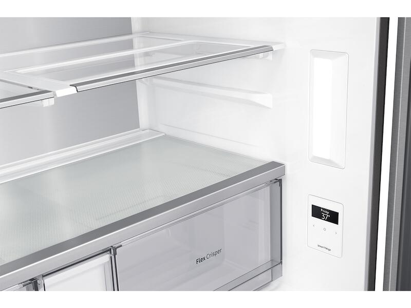 Samsung RF23A9771SR 23 Cu. Ft. Smart Counter Depth 4-Door Flex&#8482; Refrigerator With Family Hub&#8482; And Beverage Center In Stainless Steel