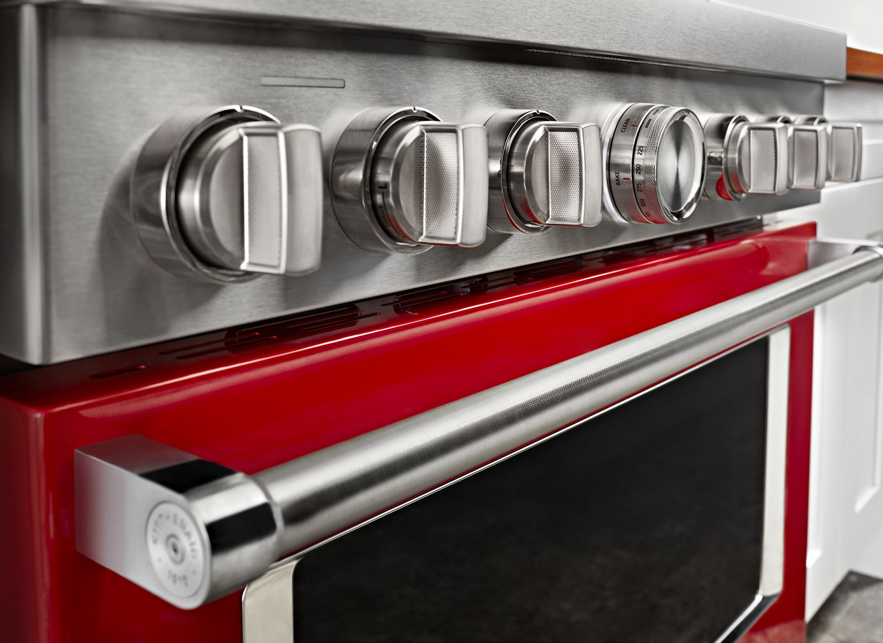 Kitchenaid KFDC506JPA Kitchenaid® 36'' Smart Commercial-Style Dual Fuel Range With 6 Burners - Passion Red
