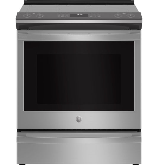 Ge Appliances PHS930YPFS Ge Profile&#8482; 30" Smart Slide-In Fingerprint Resistant Front-Control Induction And Convection Range With No Preheat Air Fry