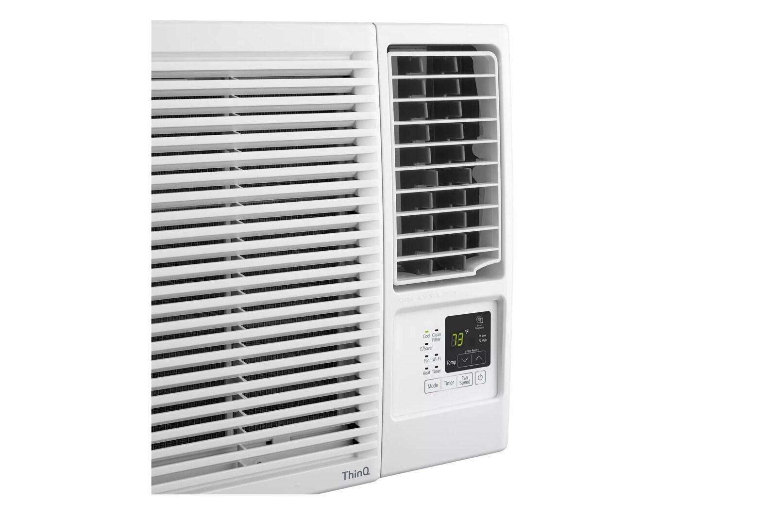 Lg LW8023HRSM 8,000 Btu Smart Wi-Fi Enabled Window Air Conditioner, Cooling & Heating
