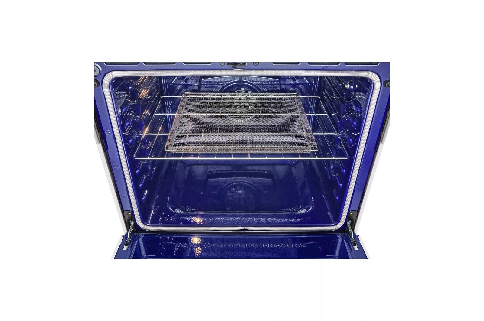 Lg LSES6338N Lg Studio 6.3 Cu. Ft. Instaview® Electric Slide-In Range With Probake Convection® And Air Fry