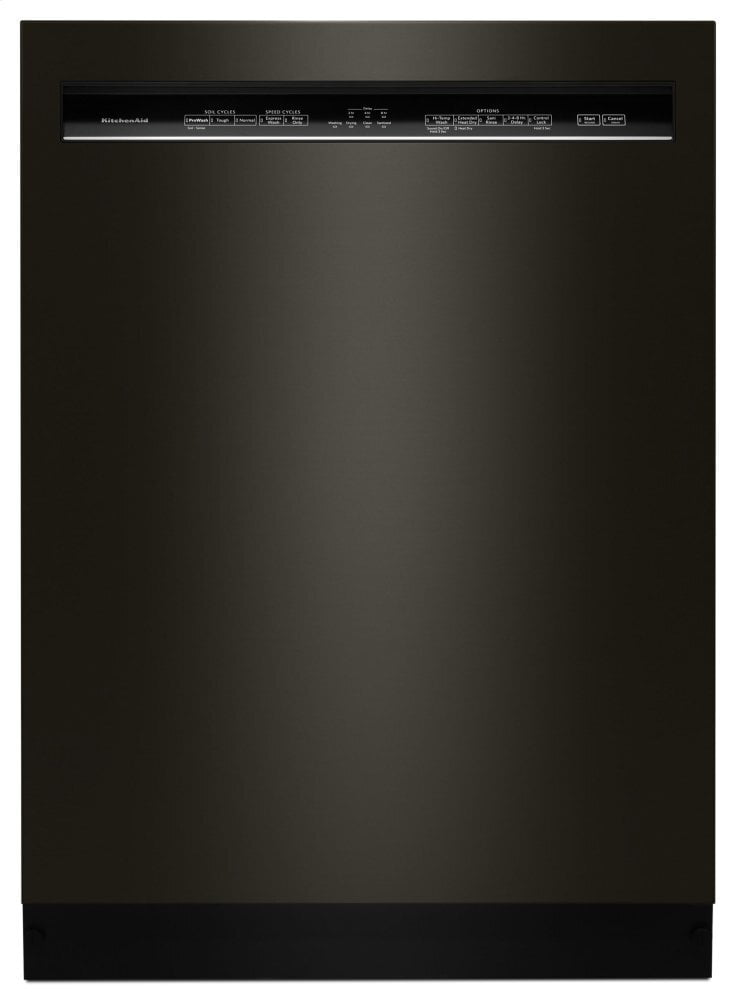 Kitchenaid KDFE104HBS 46 Dba Dishwasher With Prowash&#8482; Cycle And Printshield&#8482; Finish, Front Control - Black Stainless Steel With Printshield&#8482; Finish