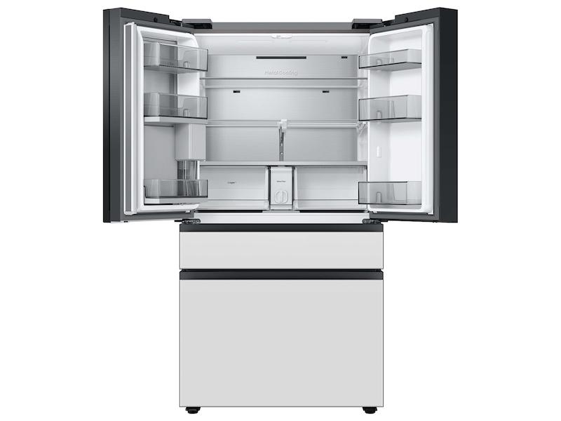 Samsung RF29BB860012 Bespoke 4-Door French Door Refrigerator (29 Cu. Ft.) With Beverage Center™ In White Glass