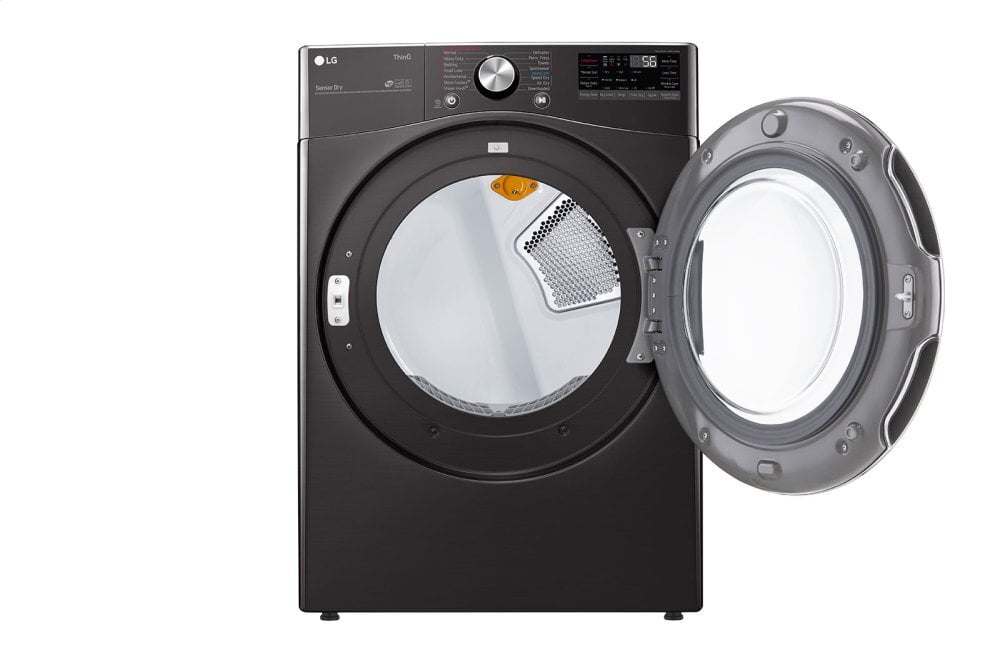 Lg DLEX4200B 7.4 Cu. Ft. Ultra Large Capacity Smart Wi-Fi Enabled Front Load Electric Dryer With Turbosteam™ And Built-In Intelligence
