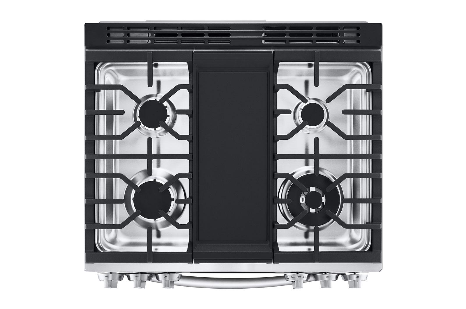 Lg LSDL6336F 6.3 Cu. Ft. Smart Wi-Fi Enabled Probake® Convection Instaview® Dual Fuel Slide-In Range With Air Fry