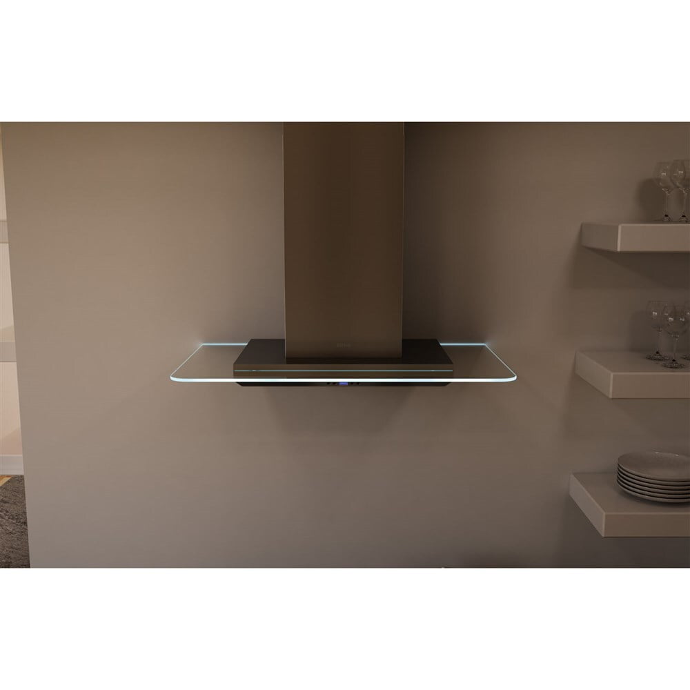 Zephyr ZVOM90AG 36" Verona Wall Hood W/715 Cfm Blower,5 Speed Levels,Act,Dcbl Spprssion