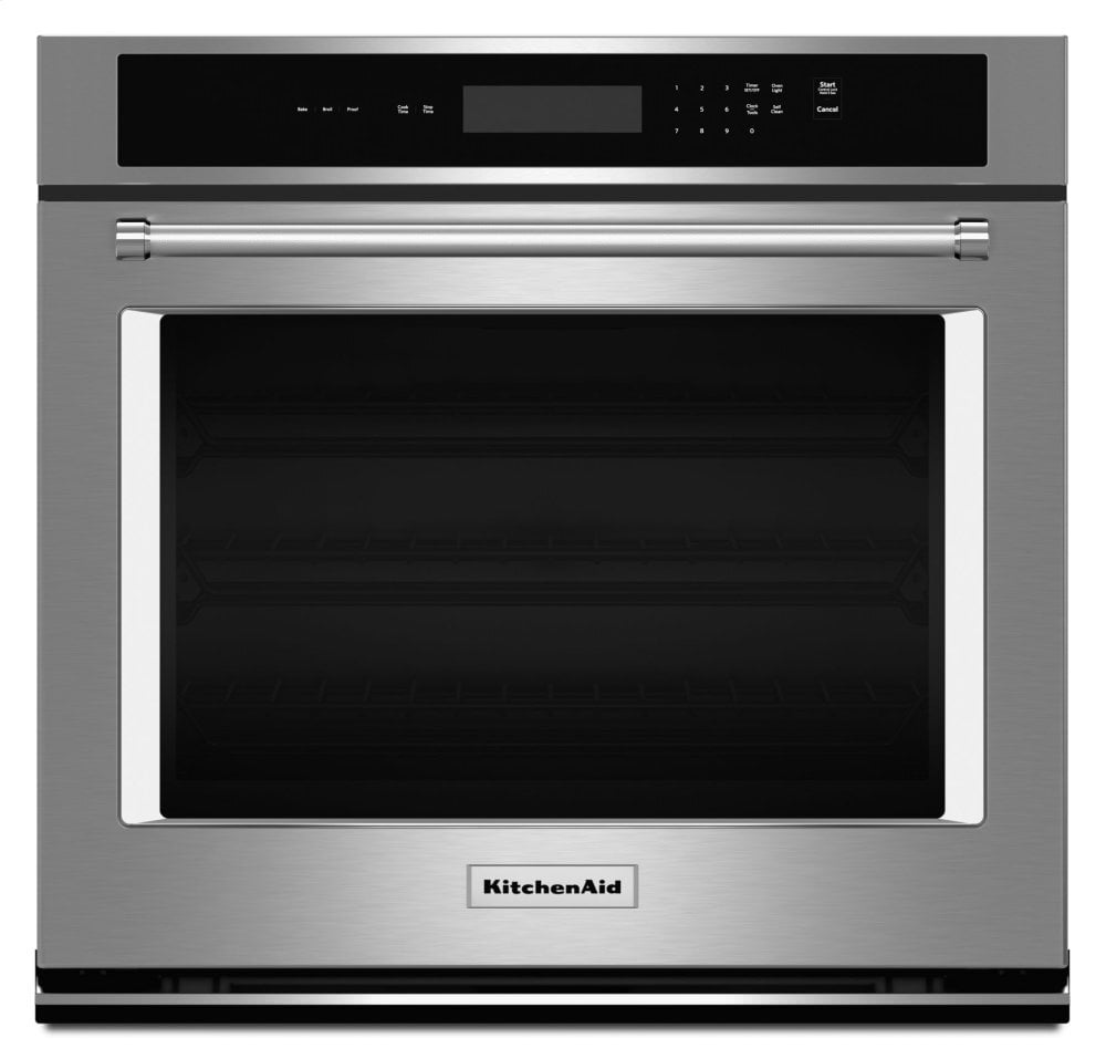 Kitchenaid KOST100ESS 30" Single Wall Oven With Even-Heat™ Thermal Bake/Broil - Stainless Steel