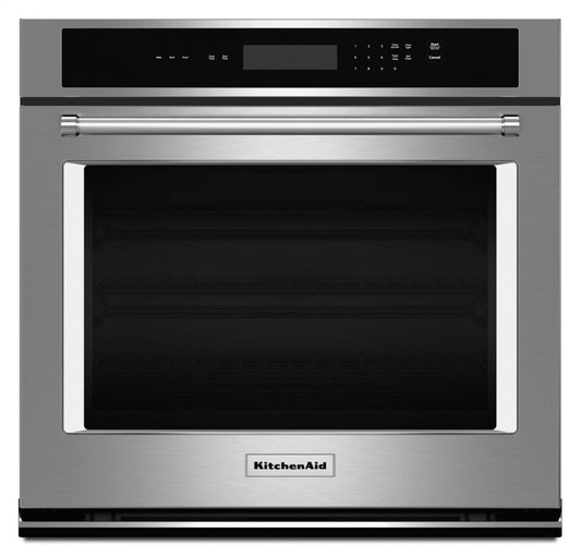 Kitchenaid KOST100ESS 30" Single Wall Oven With Even-Heat™ Thermal Bake/Broil - Stainless Steel