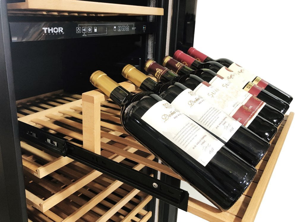 Thor Kitchen TWC2403DI Thor Kitchen - 162 Bottle Dual Zone Freestanding Wine Cooler