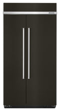 Kitchenaid KBSN602EBS 25.5 Cu. Ft 42-Inch Width Built-In Side By Side Refrigerator With Printshield™ Finish - Black Stainless