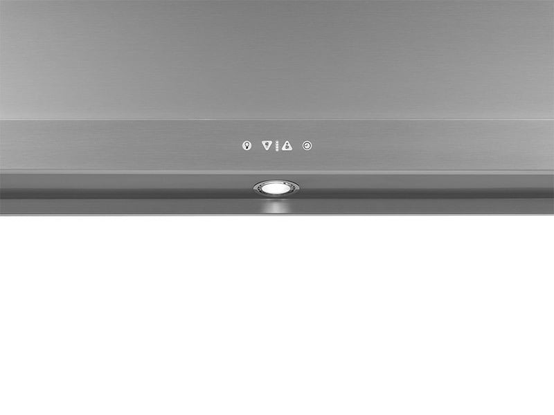 Dacor DHI542 54" Chimney Island Hood, Silver Stainless Steel