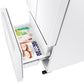 Samsung RF18A5101WW 18 Cu. Ft. Smart Counter Depth 3-Door French Door Refrigerator In White