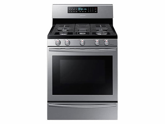 Samsung NX58H5650WS 5.8 Cu. Ft. Gas Range With True Convection In Stainless Steel