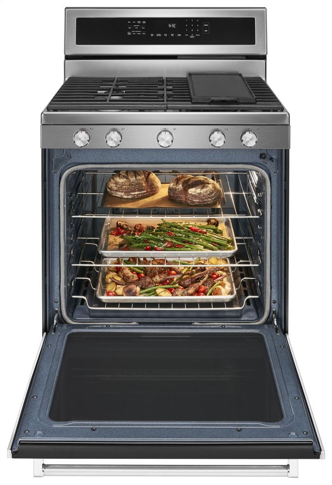 Kitchenaid KFGG500ESS 30-Inch Gas Convection Range - Thumbnail 2