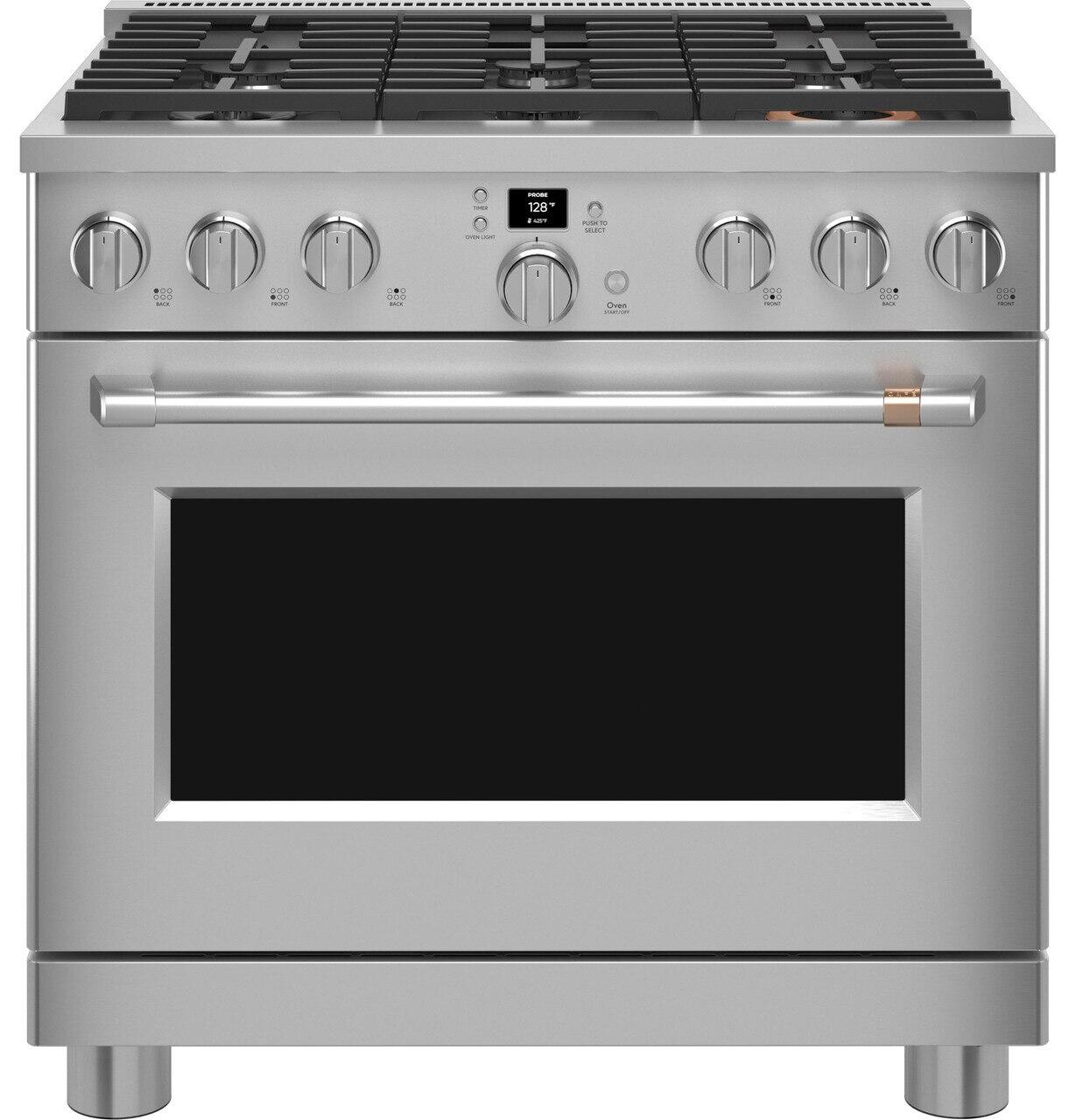 Cafe CGY366P2TS1 Café™ 36" Smart All-Gas Commercial-Style Range With 6 Burners (Natural Gas)