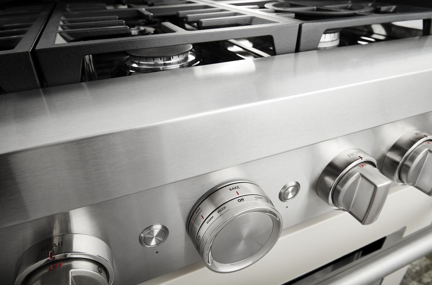 Kitchenaid KFDC506JMH Kitchenaid® 36'' Smart Commercial-Style Dual Fuel Range With 6 Burners - Milkshake