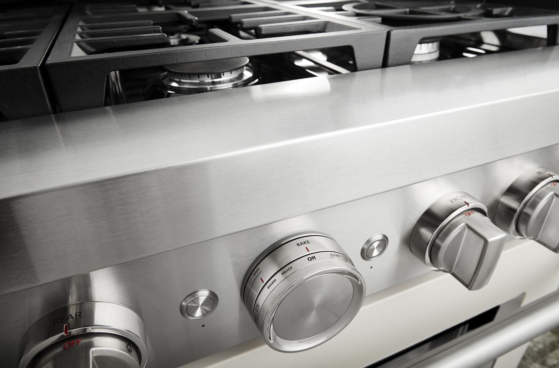 Kitchenaid KFDC506JMH Kitchenaid® 36'' Smart Commercial-Style Dual Fuel Range With 6 Burners - Milkshake