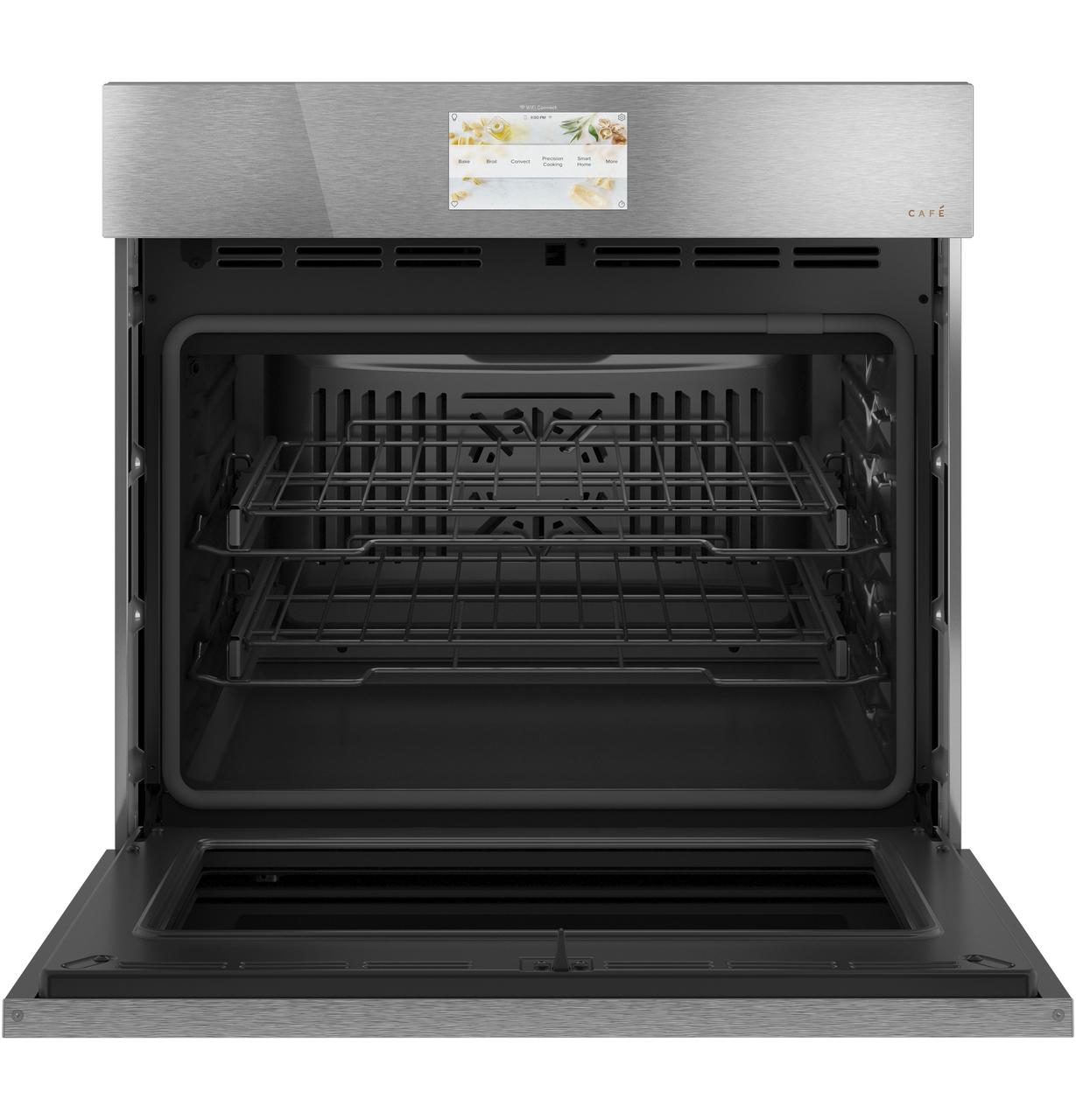 Cafe CTS90DM2NS5 Café™ Minimal Series 30" Smart Built-In Convection Single Wall Oven In Platinum Glass