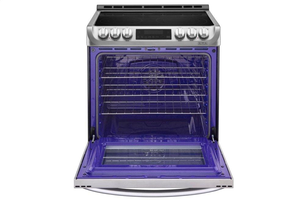 Lg LSE4613ST 6.3 Cu. Ft. Electric Single Oven Slide-In Range With Probake Convection® And Easyclean®