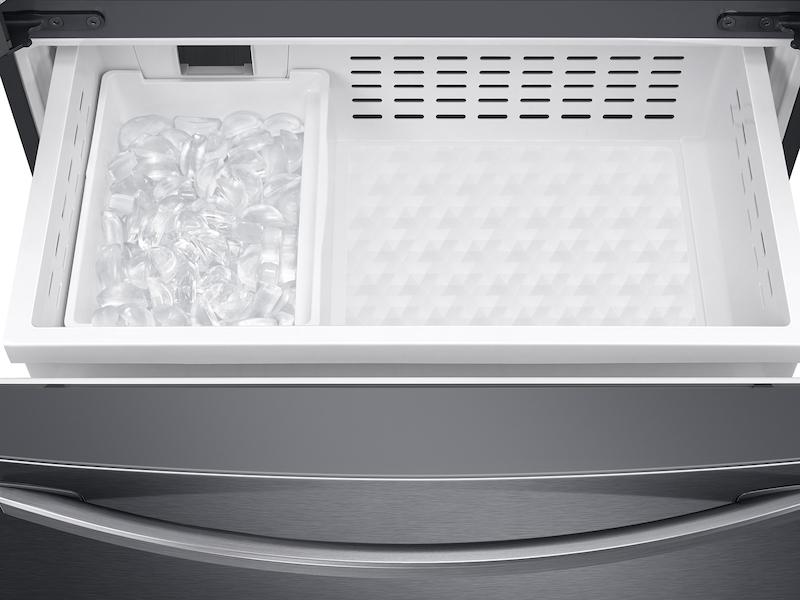 Samsung RF27T5241SG 27 Cu. Ft. Large Capacity 3-Door French Door Refrigerator With Dual Ice Maker In Black Stainless Steel