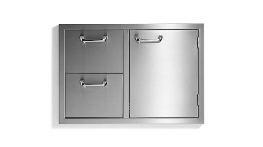 Lynx LSA530 30" Storage Door & Double Drawer Combo - Sedona By Lynx Series