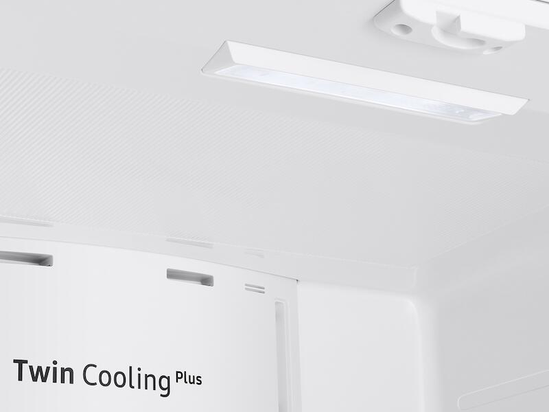 Samsung RF20A5101WW 19.5 Cu. Ft. Smart 3-Door French Door Refrigerator In White