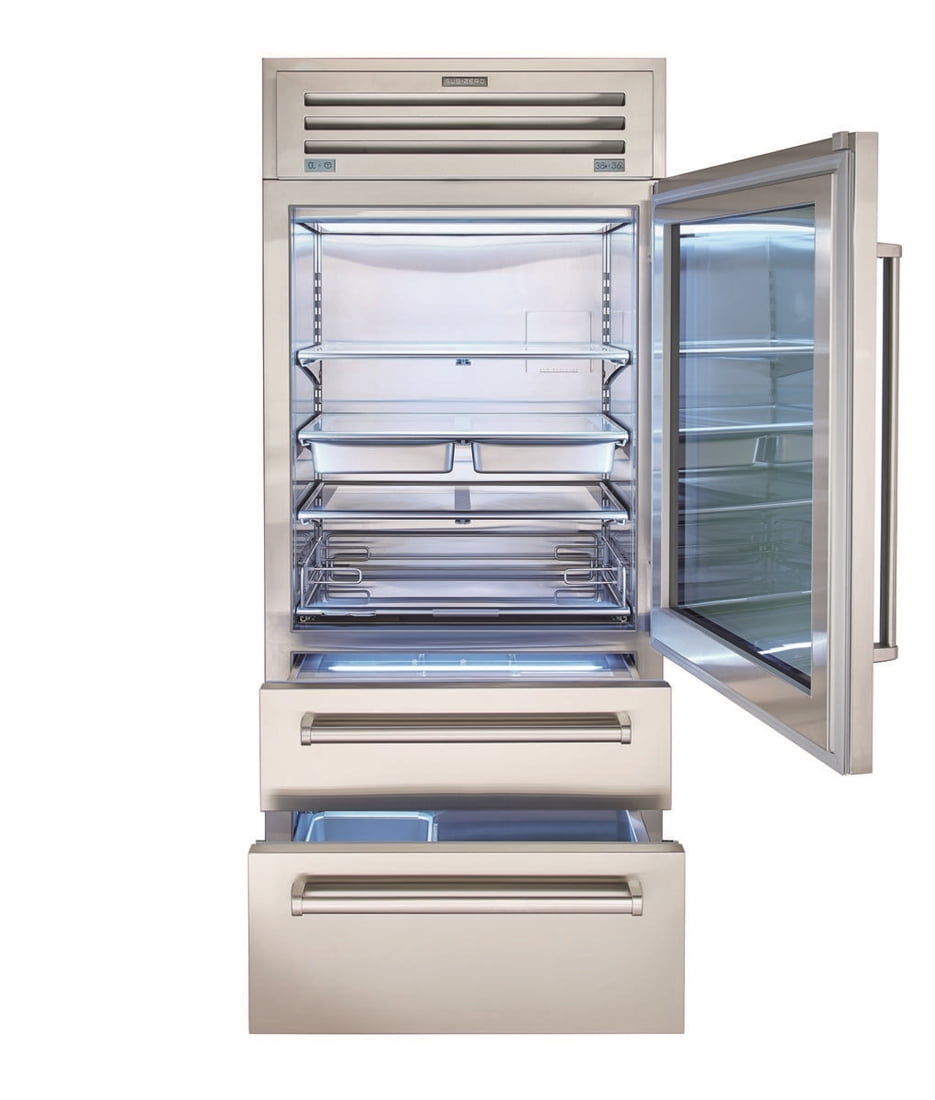 Sub-Zero PRO3650ARH 36" Pro Refrigerator/Freezer With Glass Door