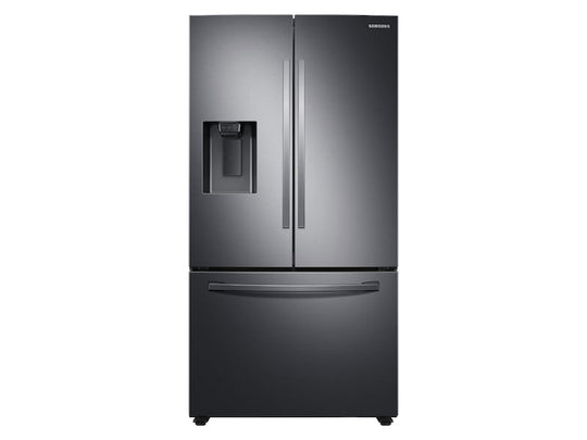 Samsung RF27T5201SG 27 Cu. Ft. Large Capacity 3-Door French Door Refrigerator With External Water & Ice Dispenser In Black Stainless Steel