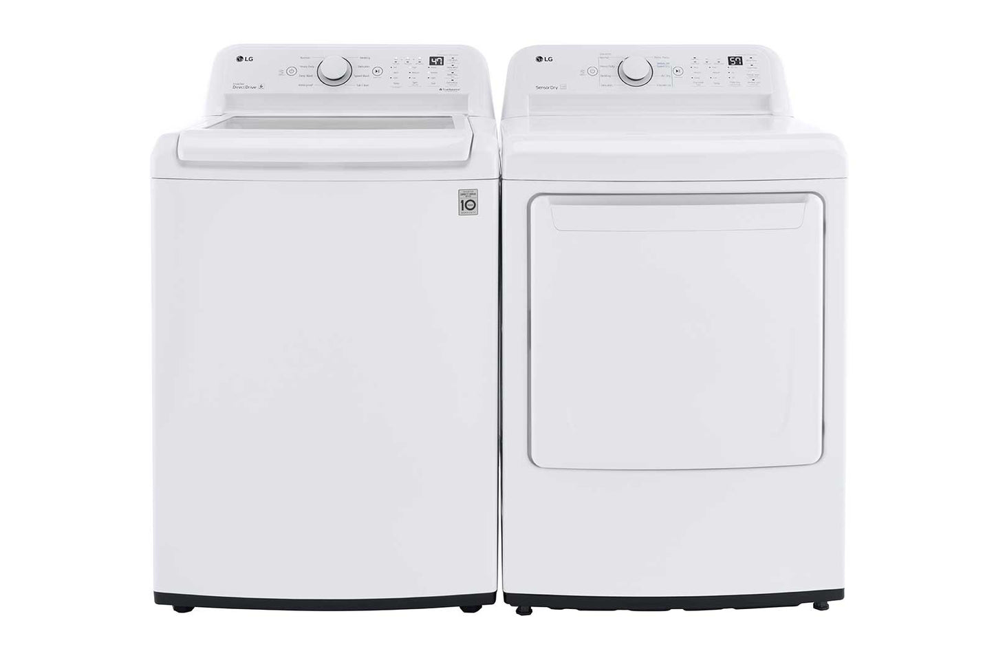 Lg WT7000CW 4.5 Cu. Ft. Ultra Large Capacity Top Load Washer With Turbodrum&#8482; Technology