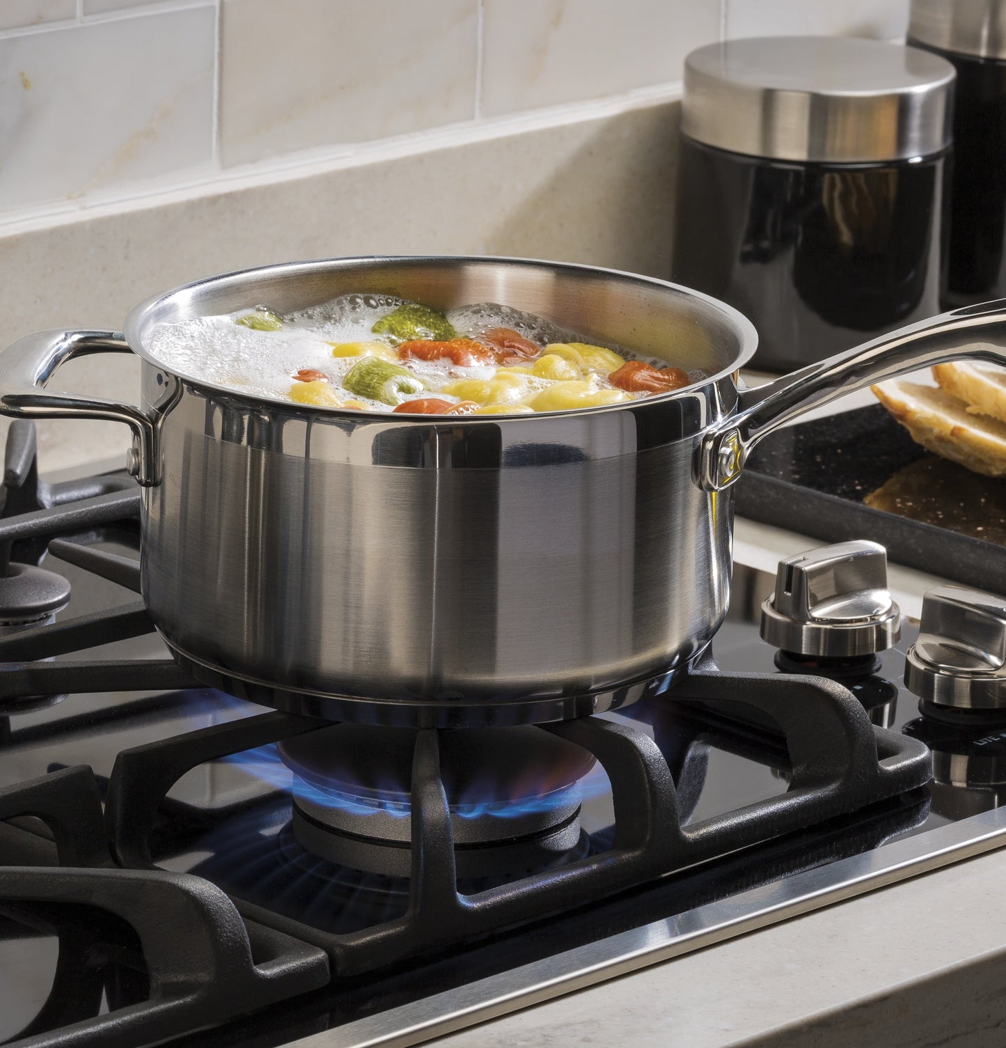 Ge Appliances JGP5530SLSS Ge® 30" Built-In Gas On Glass Cooktop With Dishwasher Safe Grates