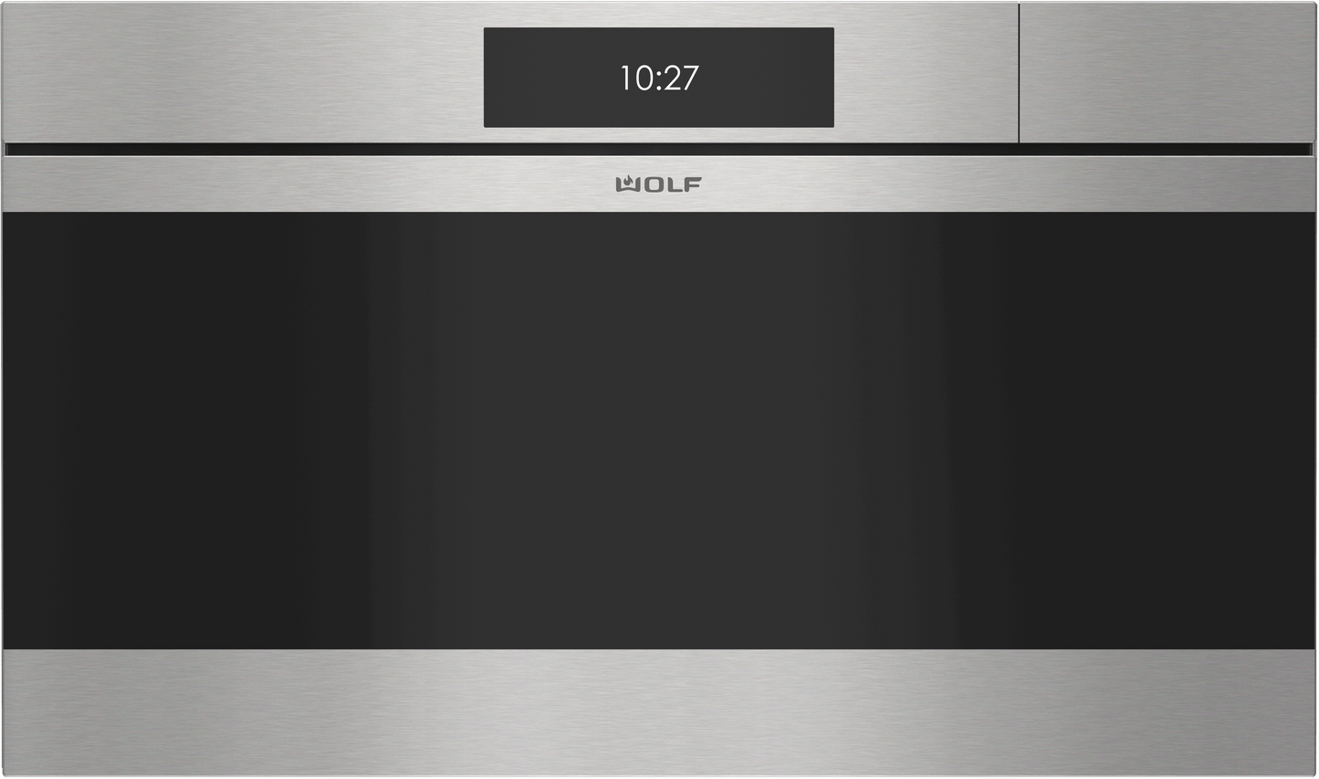 Wolf CSO3050CMS 30" M Series Contemporary Stainless Steel Handleless Convection Steam Oven