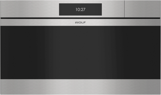 Wolf CSOP3050CMS 30" M Series Contemporary Stainless Steel Handleless Convection Steam Oven - Plumbed