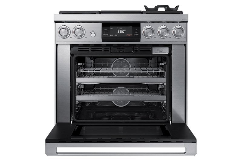 Dacor DOP36M94DAS 36" Pro Dual-Fuel Steam Range, Silver Stainless Steel, Liquid Propane/High Altitude
