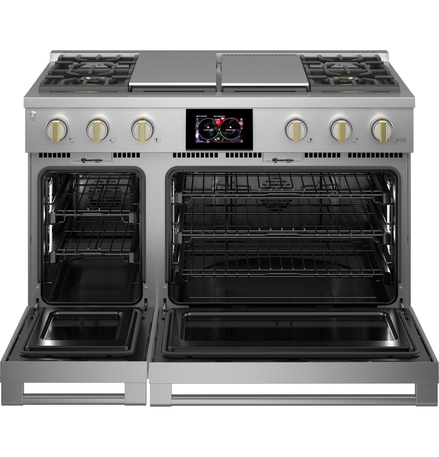 Monogram ZDP484NGTSS Monogram 48" Dual-Fuel Professional Range With 4 Burners, Grill, And Griddle