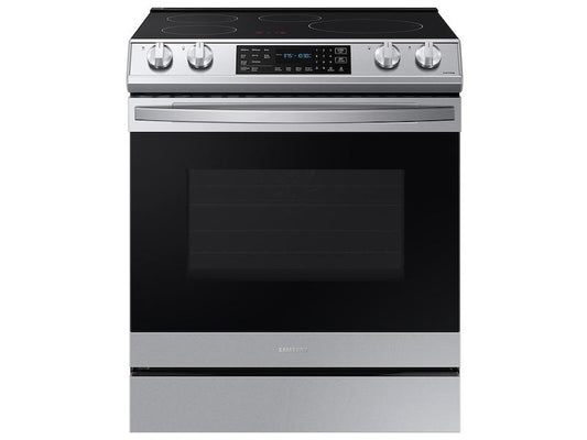 Samsung NE63B8611SS 6.3 Cu. Ft. Smart Instant Heat Induction Slide-In Range With Air Fry & Convection+ In Stainless Steel