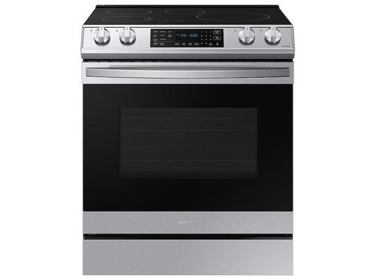 Samsung NE63B8611SS 6.3 Cu. Ft. Smart Instant Heat Induction Slide-In Range With Air Fry & Convection+ In Stainless Steel