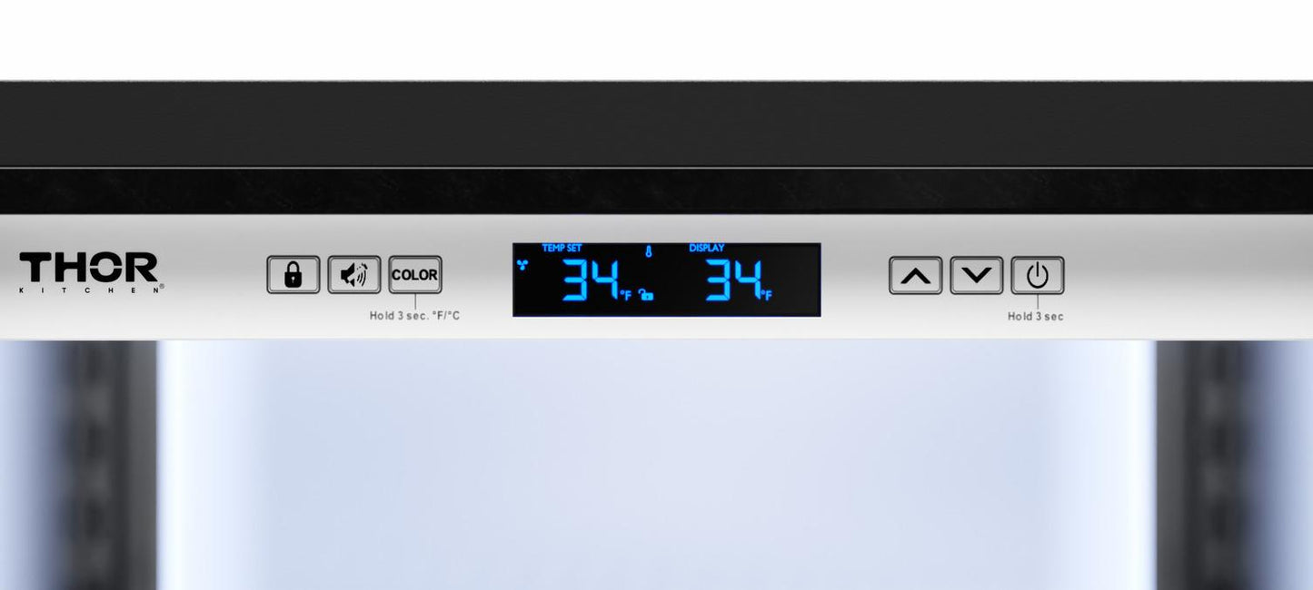 Thor Kitchen TBR24U 24 Inch Professional Undercounter Beverage Cooler - Tbr24U