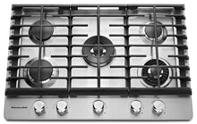 Kitchenaid KCGS950ESS 30'' 5-Burner Gas Cooktop With Griddle - Stainless Steel