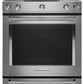 Kitchenaid KSDB900ESS 30-Inch 5-Burner Dual Fuel Convection Slide-In Range With Baking Drawer - Stainless Steel