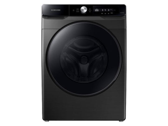 Samsung WF45A6400AV 4.5 Cu. Ft. Large Capacity Smart Dial Front Load Washer With Super Speed Wash In Brushed Black