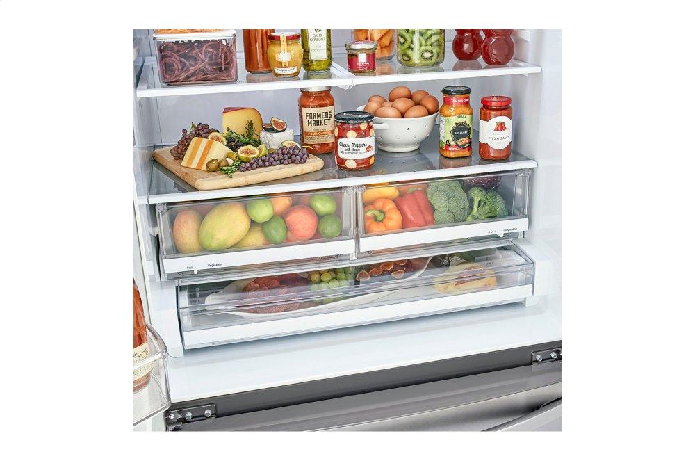 Lg LFCC23596S 23 Cu. Ft. Instaview™ Door-In-Door® Counter-Depth Refrigerator