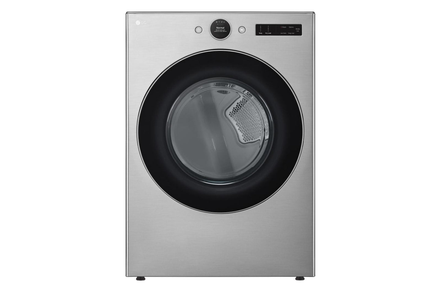 Lg DLEX5500V 7.4 Cu. Ft. Ultra Large Capacity Smart Front Load Electric Energy Star Dryer With Sensor Dry & Steam Technology