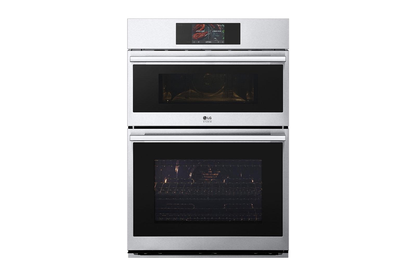 Lg WCES6428F Lg Studio 1.7/4.7 Cu. Ft. Combination Double Wall Oven With Air Fry