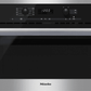 Miele M6260TC Built-In Microwave Oven With Controls Along The Top For Optimal Combination Possibilities.