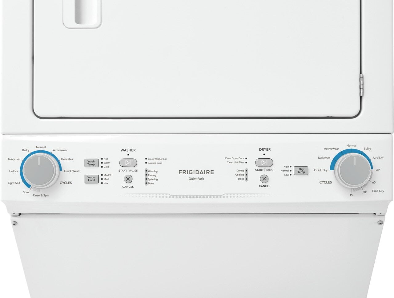 Frigidaire FLCG7522AW Frigidaire Gas Washer/Dryer Laundry Center - 3.9 Cu. Ft Washer And 5.5 Cu. Ft. Dryer
