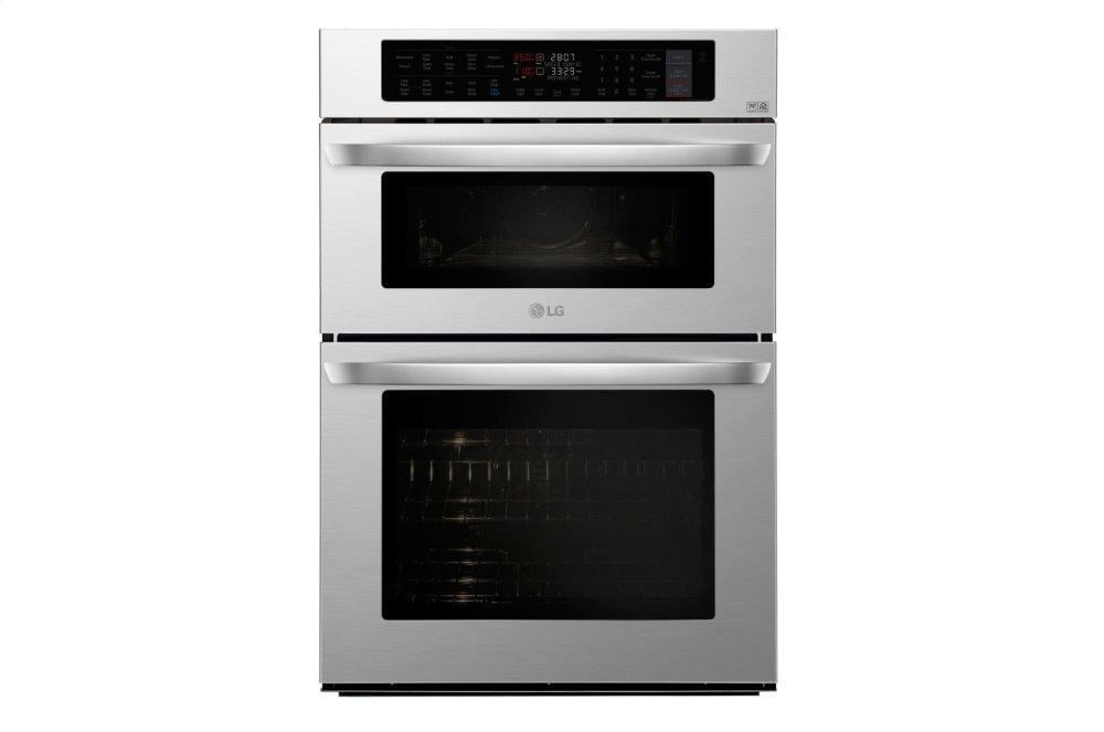 Lg LWC3063ST 1.7/4.7 Cu. Ft. Smart Wi-Fi Enabled Combination Double Wall Oven