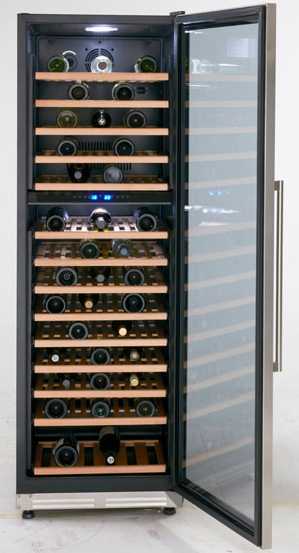 Avanti WCF154S3SD Up To 154 Bottles Designer Series Dual Zone Wine Chiller