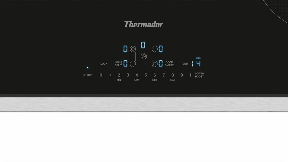 Thermador CET366TB 36-Inch Masterpiece® Touch Control Electric Cooktop, Black, Framed